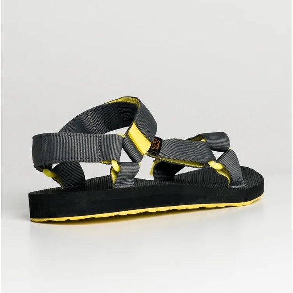 🖤🖤 Mens Teva Original Universal Sandal Grey/yellow Size 12 - Picture 4 of 5